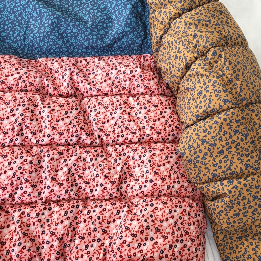 Universal Thread Multicolor Puffer Jacket - image 7